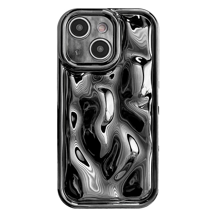 For iPhone 14 Plus Electroplating Meteorite Texture TPU Phone Case(Black) - iPhone 14 Plus Cases by PMC Jewellery | Online Shopping South Africa | PMC Jewellery