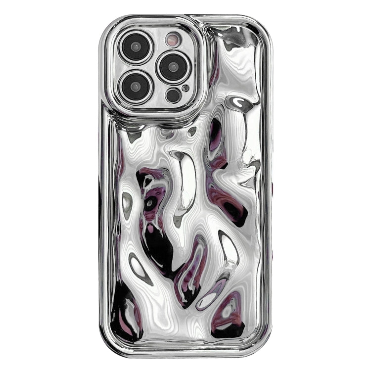 For iPhone 12 Pro Electroplating Meteorite Texture TPU Phone Case(Silver) - free shipping - PMC TechLife - Order now!