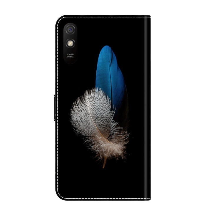 For Xiaomi Redmi 9A Crystal 3D Shockproof Protective Leather Phone Case(Two Branches) - free shipping - PMC TechLife - Order now!