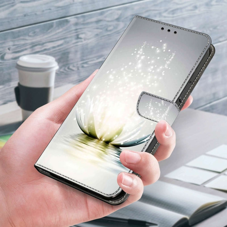 For Xiaomi Redmi Note 8 Crystal 3D Shockproof Protective Leather Phone Case(Light Lotus) - free shipping - PMC TechLife - Order now!