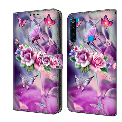 For Xiaomi Redmi Note 8 Crystal 3D Shockproof Protective Leather Phone Case(Butterfly) - Xiaomi Cases by PMC Jewellery | Online Shopping South Africa | PMC Jewellery