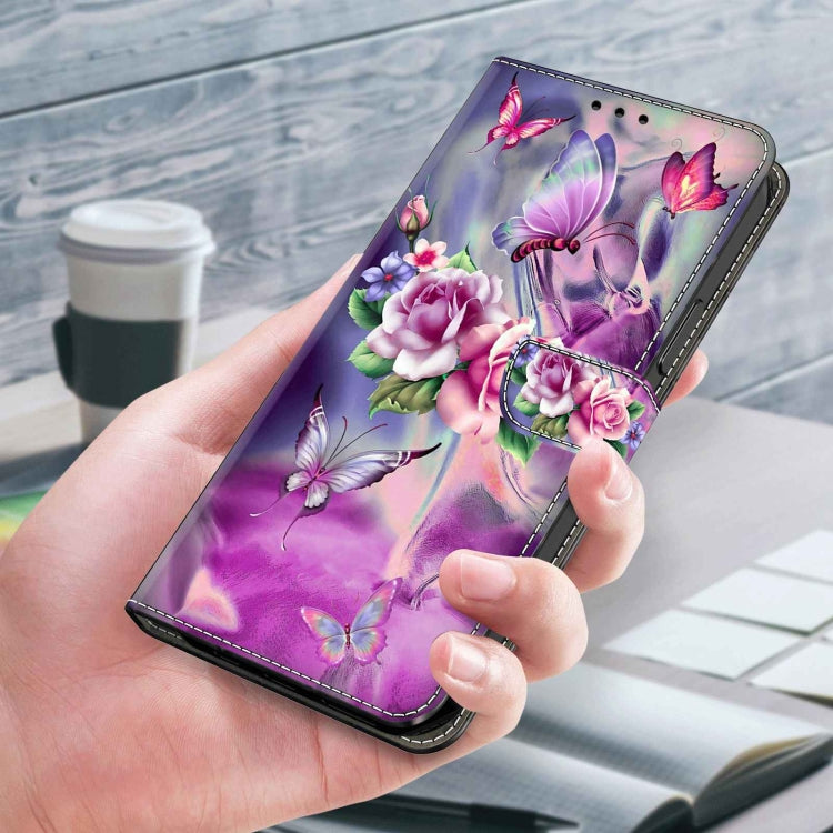 For Xiaomi Redmi Note 8 Crystal 3D Shockproof Protective Leather Phone Case(Butterfly) - Xiaomi Cases by PMC Jewellery | Online Shopping South Africa | PMC Jewellery