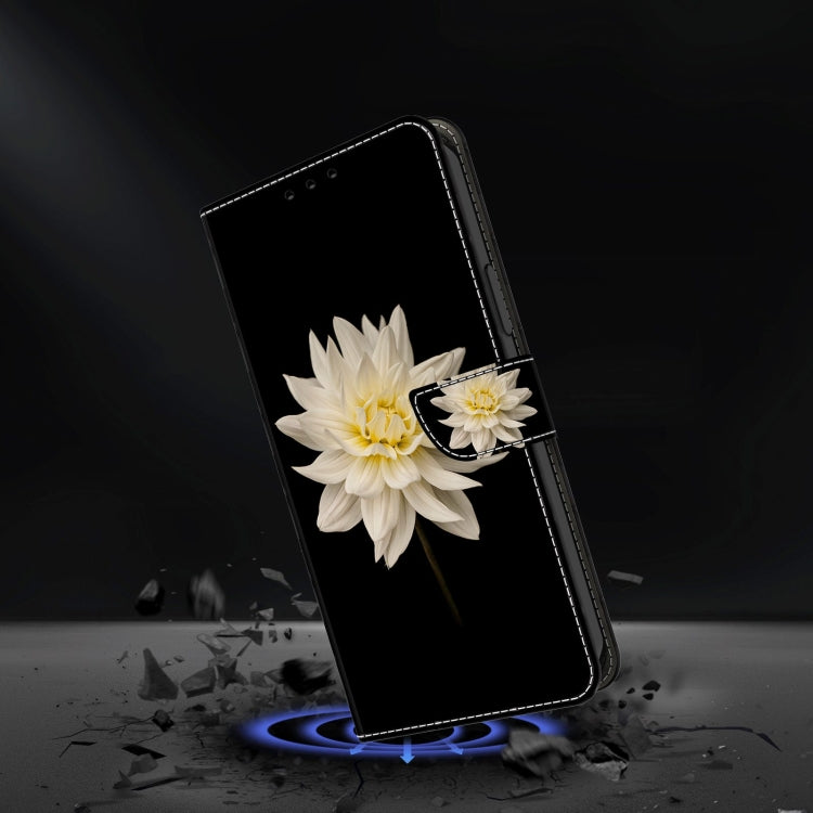 For Xiaomi Redmi Note 8 Pro Crystal 3D Shockproof Protective Leather Phone Case(White Flower) - free shipping - PMC TechLife - Order now!