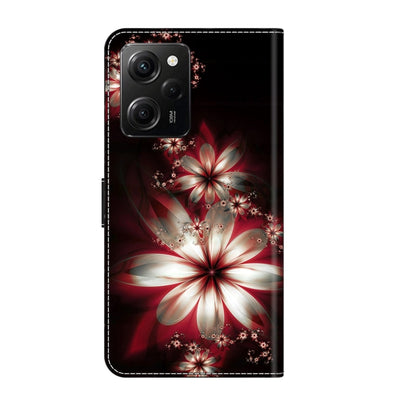 For Xiaomi Redmi Note 12 Pro Global Crystal 3D Shockproof Protective Leather Phone Case(Fantastic Flower) - Xiaomi Cases by PMC Jewellery | Online Shopping South Africa | PMC Jewellery