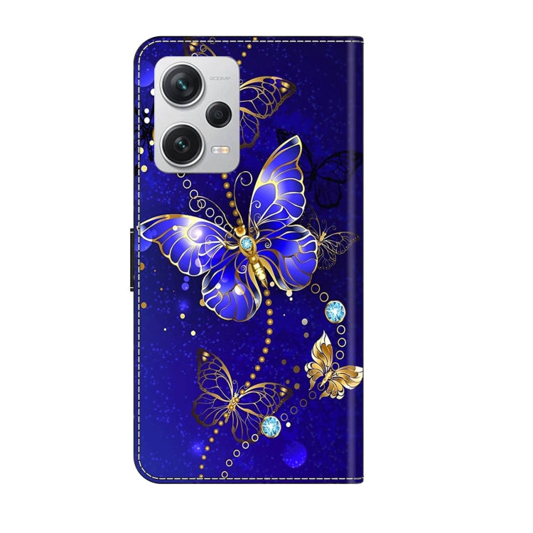 For Xiaomi Redmi Note 12 Pro+ Crystal 3D Shockproof Protective Leather Phone Case(Diamond Butterfly) - Xiaomi Cases by PMC Jewellery | Online Shopping South Africa | PMC Jewellery