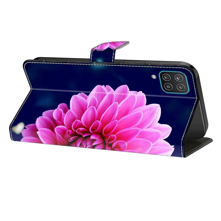 For Xiaomi Redmi Note 12 4G Crystal 3D Shockproof Protective Leather Phone Case(Pink Petals) - free shipping - PMC TechLife - Order now!