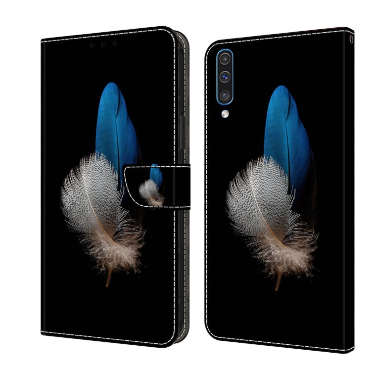 For Samsung Galaxy A50 Crystal 3D Shockproof Protective Leather Phone Case(Two Branches) - free shipping - PMC TechLife - Order now!