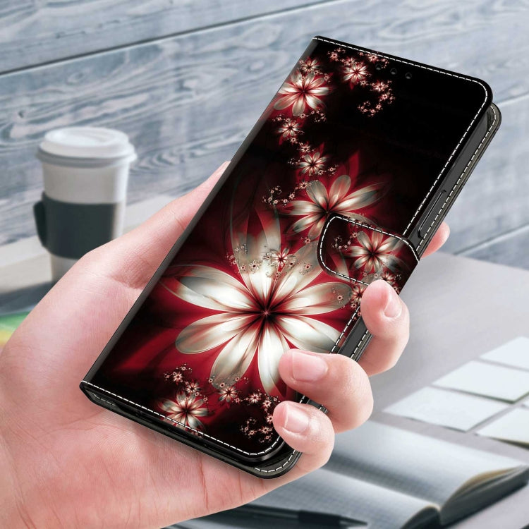 For Samsung Galaxy A50 Crystal 3D Shockproof Protective Leather Phone Case(Fantastic Flower) - free shipping - PMC TechLife - Order now!
