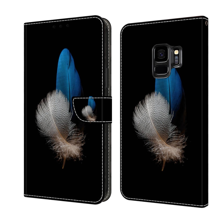 For Samsung Galaxy S9 Crystal 3D Shockproof Protective Leather Phone Case(Two Branches) - free shipping - PMC TechLife - Order now!