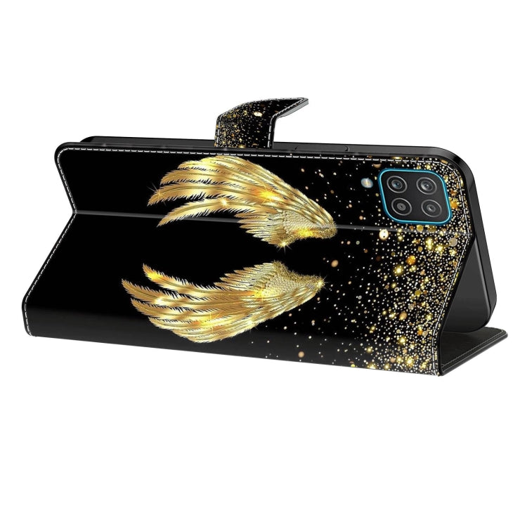 For Samsung Galaxy S21 Crystal 3D Shockproof Protective Leather Phone Case(Golden Wings) - free shipping - PMC TechLife - Order now!