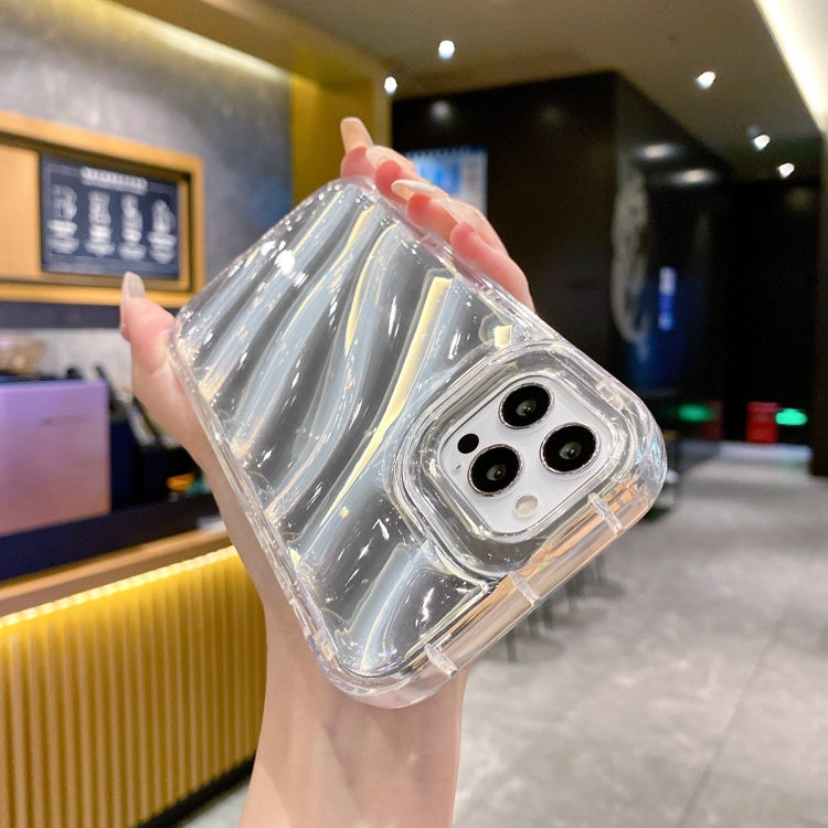 For iPhone 11 Pro Laser Sequin Waves TPU Phone Case(Transparent) - free shipping - PMC TechLife - Order now!