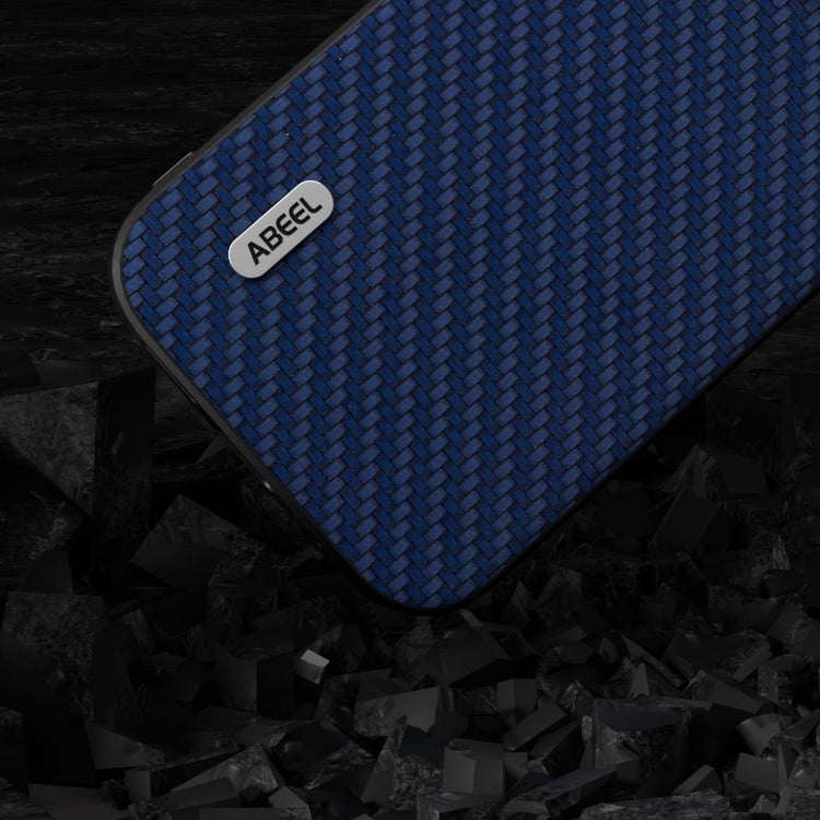 For iPhone 14 Plus ABEEL Carbon Fiber Texture Protective Phone Case(Dark Blue) - free shipping - PMC TechLife - Order now!
