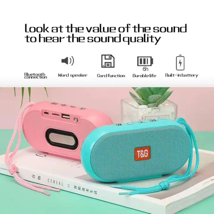 T&G TG179 Outdoor Multifunctional Wireless Bluetooth Speaker Support USB / TF / FM(Green) - Mini Speaker by T&G | Online Shopping South Africa | PMC TechLife