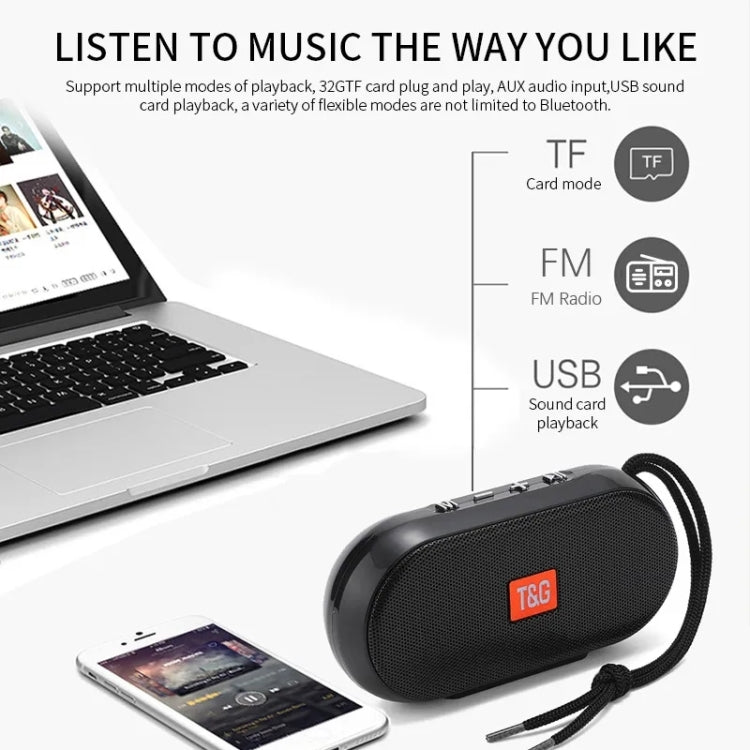 T&G TG179 Outdoor Multifunctional Wireless Bluetooth Speaker Support USB / TF / FM(Green) - Mini Speaker by T&G | Online Shopping South Africa | PMC TechLife