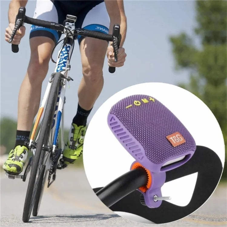 T&G TG-392 Outdoor Bicycle TWS Wireless Bluetooth IPX5 Waterproof Speaker(Purple) - Waterproof Speaker by T&G | Online Shopping South Africa | PMC Jewellery