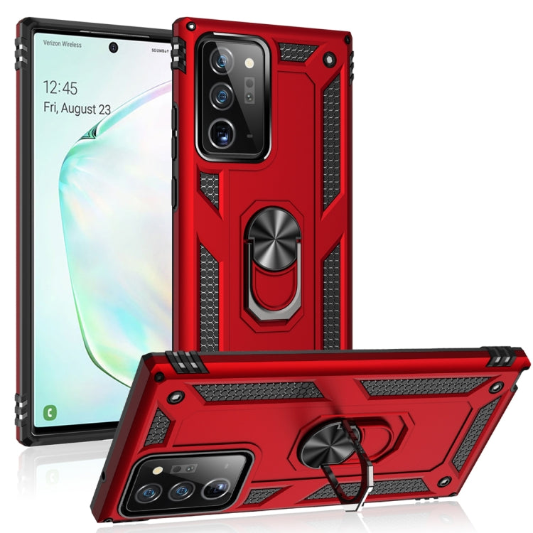For Samsung Galaxy Note 20+ 5G Shockproof TPU + PC Protective Case with 360 Degree Rotating Holder(Black) - free shipping - PMC TechLife - Order now!