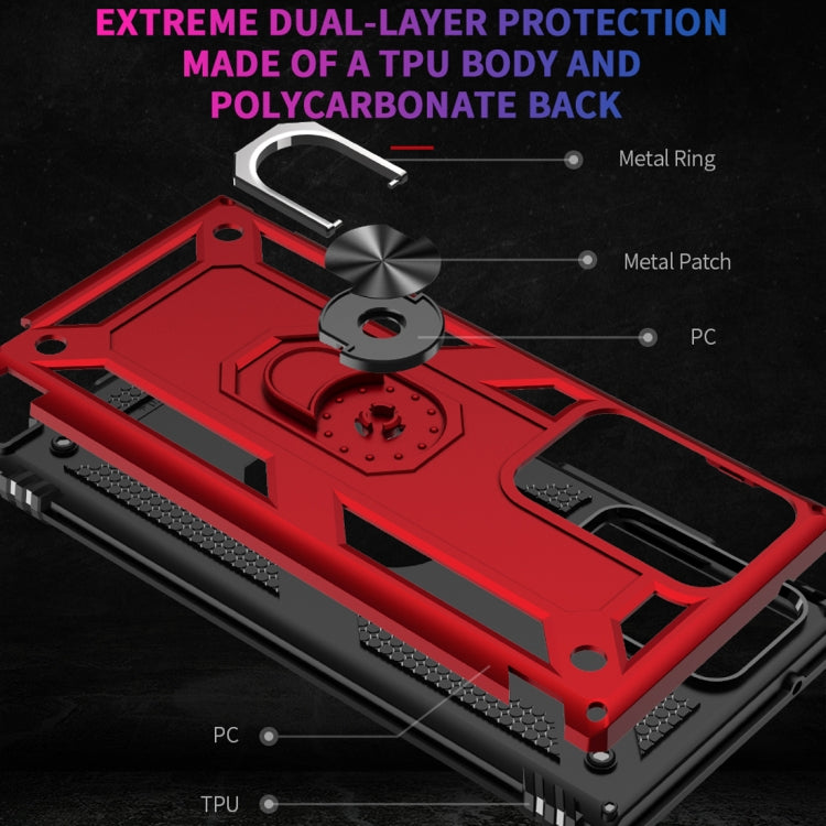 For Samsung Galaxy Note 20+ 5G Shockproof TPU + PC Protective Case with 360 Degree Rotating Holder(Black) - free shipping - PMC TechLife - Order now!
