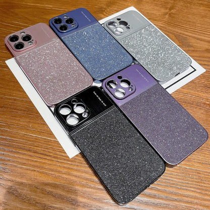 For iPhone 14 Plus Metallic Glitter Powder Shockproof Phone Case(Grey) - iPhone 14 Plus Cases by PMC Jewellery | Online Shopping South Africa | PMC Jewellery