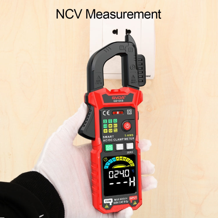 GVDA GD166B Digital Clamp Multimeter Supports DC - free shipping - PMC TechLife - Order now!