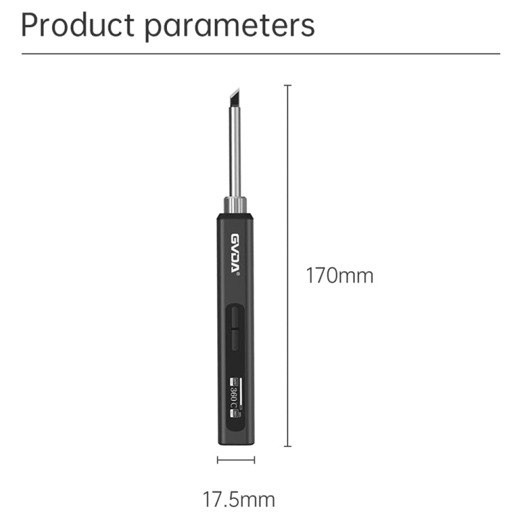 GVDA GD300 Intelligent Internal Heating Digital Display Constant Temperature Maintenance Electric Soldering Iron - Electric Soldering Iron by GVDA | Online Shopping South Africa | PMC Jewellery | Buy Now Pay Later Mobicred