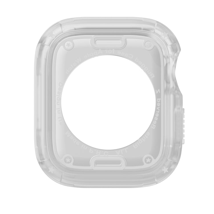 For Apple Watch Series 6 / 5 / 4 / SE 40mm 2-in-1 PC Hybrid TPU Armor Watch Case(Transparent) - Watch Cases by PMC Jewellery | Online Shopping South Africa | PMC Jewellery