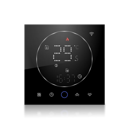 BHT-008GAL 95-240V AC 5A Smart Home Water Heating LED Thermostat Without WiFi(Black) - Thermostat & Thermometer by PMC Jewellery | Online Shopping South Africa | PMC Jewellery