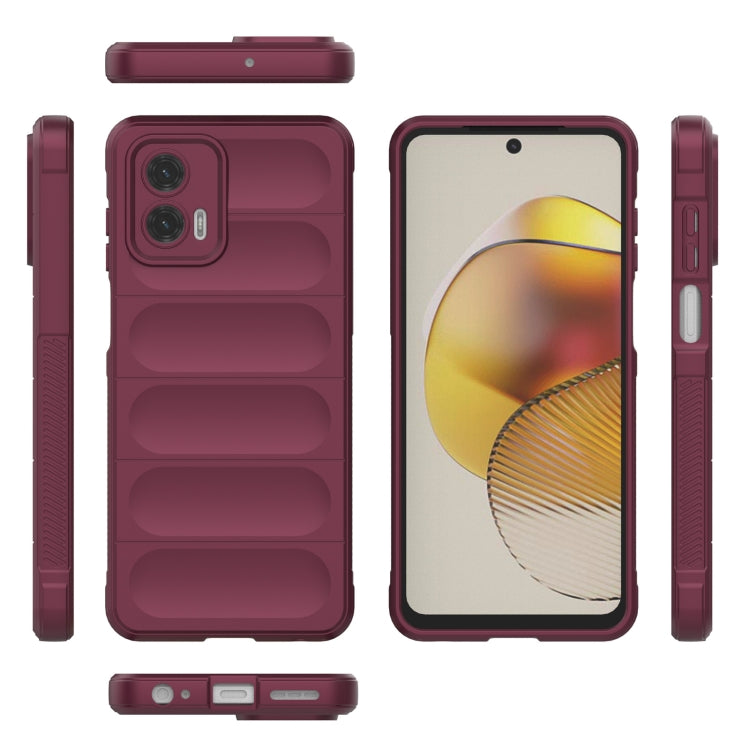 For Motorola Moto G73 5G Magic Shield TPU + Flannel Phone Case(Grey) - free shipping - PMC TechLife - Order now!