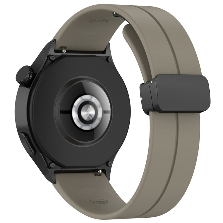 For Huawei Watch 4 / Watch 4 Pro Folding Buckle Silicone Watch Band(Space Grey) - Watch Bands by PMC TechLife | Online Shopping South Africa | PMC TechLife