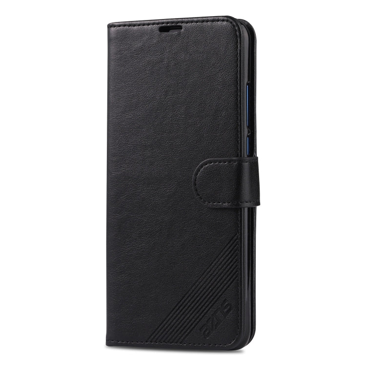 For Huawei Honor V20 AZNS Sheepskin Texture Horizontal Flip Leather Case with Holder & Card Slots & Wallet(Black) - Honor Cases by AZNS | Online Shopping South Africa | PMC Jewellery | Buy Now Pay Later Mobicred