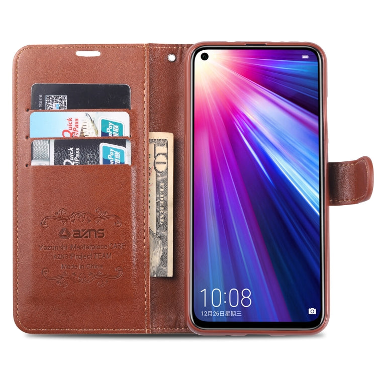 For Huawei Honor V20 AZNS Sheepskin Texture Horizontal Flip Leather Case with Holder & Card Slots & Wallet(Black) - Honor Cases by AZNS | Online Shopping South Africa | PMC Jewellery | Buy Now Pay Later Mobicred