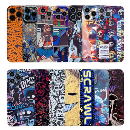 For iPhone 13 Painted Pattern Precise Hole PC Phone Case(Block Monster) - iPhone 13 Cases by PMC Jewellery | Online Shopping South Africa | PMC Jewellery