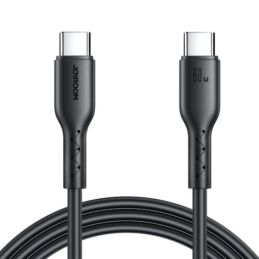 JOYROOM SA26-CC3 Flash Charge Series 60W USB-C / Type-C to USB-C / Type-C Fast Charging Data Cable, Cable Length:2m(Black) - USB-C & Type-C Cable by JOYROOM | Online Shopping South Africa | PMC Jewellery