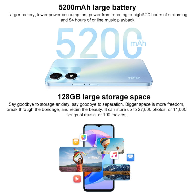 Honor Play 40C 5G, 6GB+128GB, 108MP Camera, 6.56 inch MagicOS 7.1 Snapdragon 480 Plus Octa Core up to 2.2GHz, Network: 5G, Not Support Google Play(Sky Blue) - Honor by Huawei | Online Shopping South Africa | PMC Jewellery