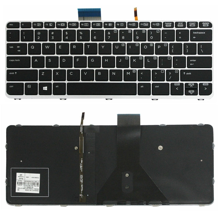 For HP Elitebook 1020 G1 US Version Laptop Backlight Keyboard - HP Spare Parts by PMC TechLife | Online Shopping South Africa | PMC TechLife