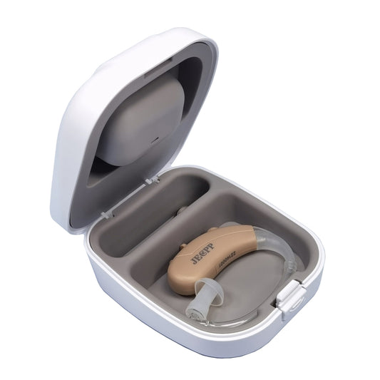 KAIXINWEI B145 DC3.7V Earhook Hearing Aid Sound Amplifier(Khaki) - Hearing Aids by PMC Jewellery | Online Shopping South Africa | PMC Jewellery