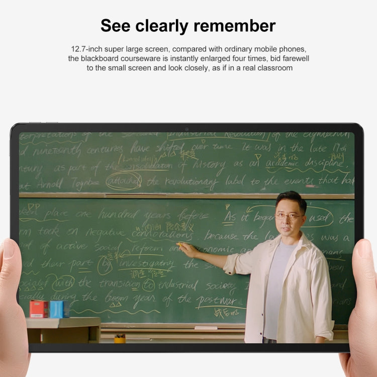 Lenovo Pad Pro 12.7 inch WiFi Tablet, 8GB+128GB, Android 13, Qualcomm Snapdragon 870 Octa Core, Support Face Identification(Dark Grey) - free shipping - PMC TechLife - Order now!