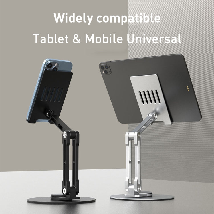 R-JUST HZ40 Mechanical Lift Tablet Desktop Stand(Silver) - Desktop Holder by R-JUST | Online Shopping South Africa | PMC Jewellery