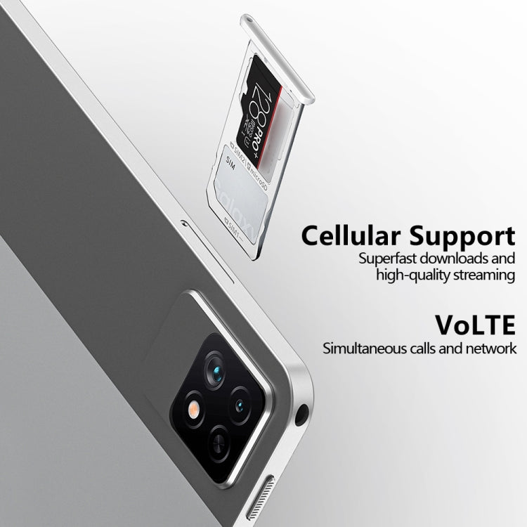 BDF P40 4G LTE Tablet PC 10.1 inch, 8GB+256GB, Android 12 MTK6762 Octa Core, Support Dual SIM, EU Plug(Grey) - free shipping - PMC TechLife - Order now!