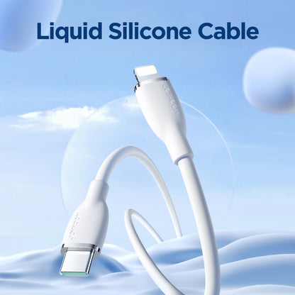 JOYROOM SA29-CL3 30W USB-C/Type-C to 8 Pin Liquid Silicone Fast Charging Data Cable, Length: 1.2m(White) - 2 in 1 Cable by JOYROOM | Online Shopping South Africa | PMC Jewellery