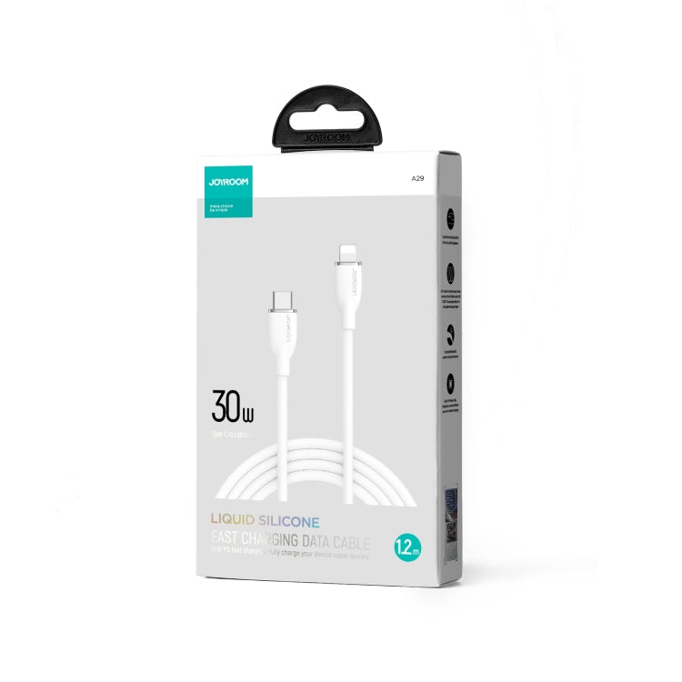 JOYROOM SA29-CL3 30W USB-C/Type-C to 8 Pin Liquid Silicone Fast Charging Data Cable, Length: 1.2m(White) - 2 in 1 Cable by JOYROOM | Online Shopping South Africa | PMC Jewellery