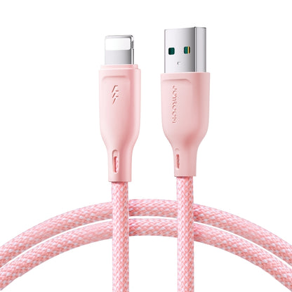 JOYROOM SA34-AL3 3A USB to 8 Pin Fast Charge Data Cable, Length: 1m(Pink) - Normal Style Cable by JOYROOM | Online Shopping South Africa | PMC Jewellery