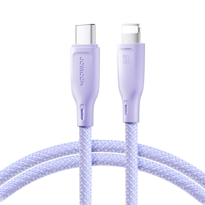 JOYROOM SA34-CL3 30W USB-C/Type-C to 8 Pin Fast Charge Data Cable, Length: 1m(Purple) - 2 in 1 Cable by JOYROOM | Online Shopping South Africa | PMC Jewellery