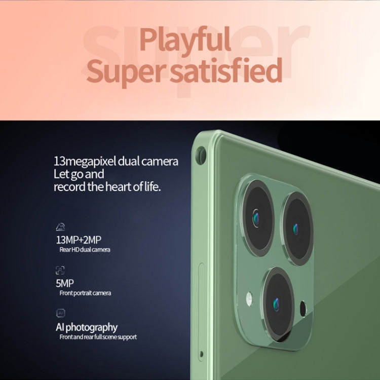 BDF P50 4G LTE Tablet PC 10.1 inch, 8GB+128GB, Android 11 MTK6755 Octa Core, Support Dual SIM, EU Plug(Silver) - free shipping - PMC TechLife - Order now!