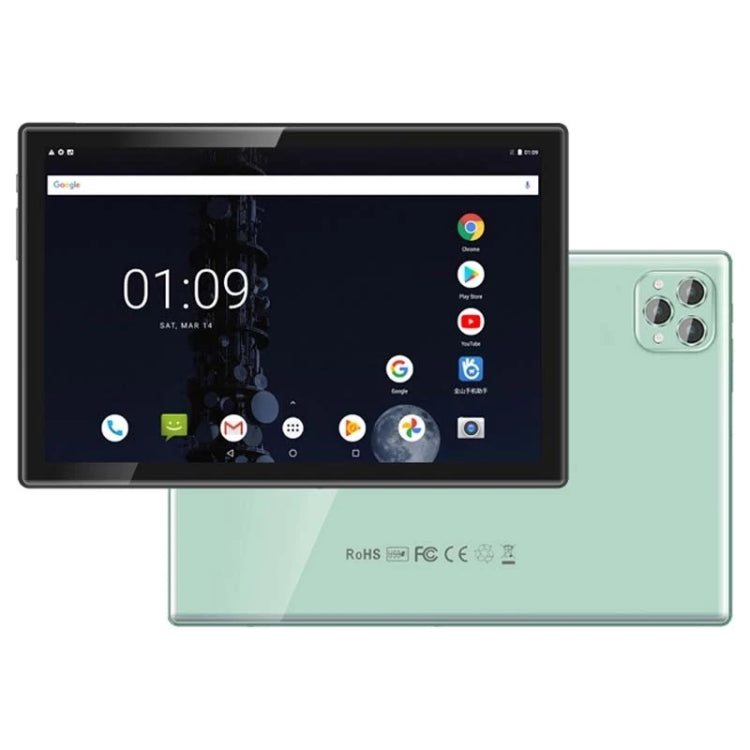 BDF P50 4G LTE Tablet PC 10.1 inch, 8GB+256GB, Android 12 MTK6762 Octa Core, Support Dual SIM, EU Plug(Green) - free shipping - PMC TechLife - Order now!