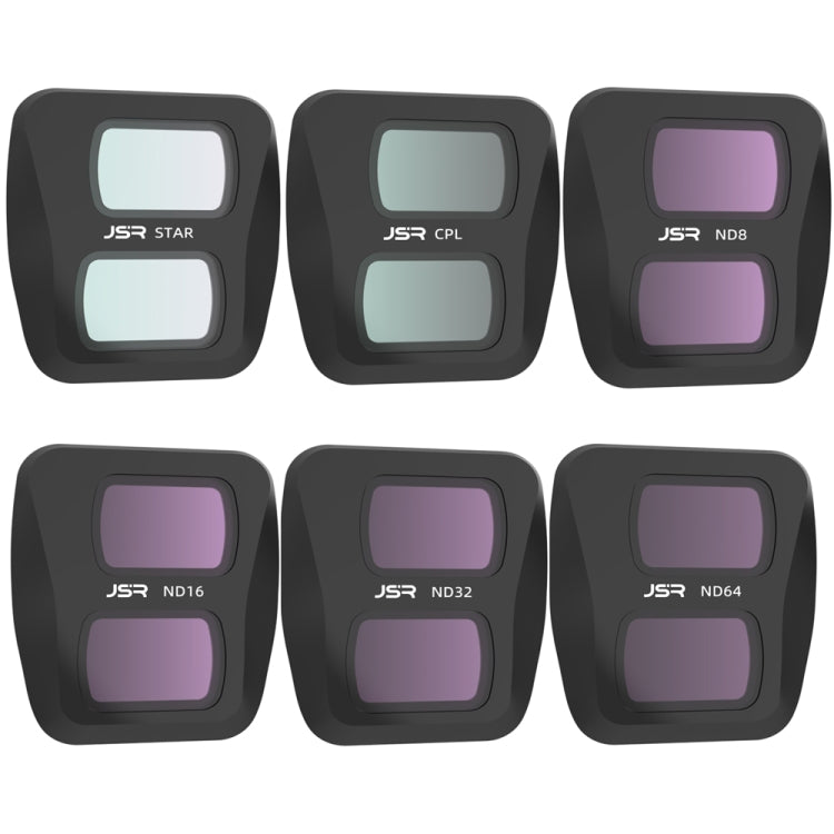 For DJI Air 3 JSR KB Series Drone Lens Filter, Filter:6 in 1 STAR CPL ND - free shipping - PMC TechLife - Order now!