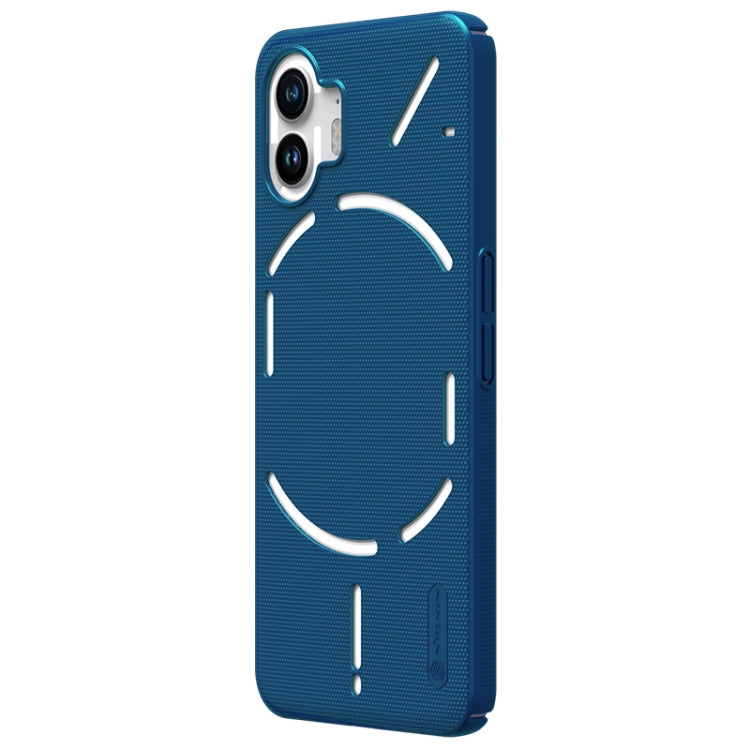 For Nothing Phone 2 NILLKIN Frosted Shield Phone Protective Case(Blue) - More Brand by NILLKIN | Online Shopping South Africa | PMC Jewellery