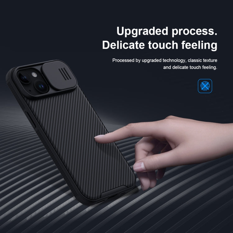 For iPhone 15 Plus NILLKIN CamShield Pro PC Phone Case(Blue) - iPhone 15 Plus Cases by NILLKIN | Online Shopping South Africa | PMC TechLife | Buy Now Pay Later Mobicred