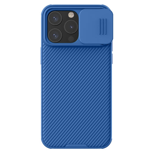 For iPhone 15 Pro Max NILLKIN CamShield Pro PC Phone Case(Blue) - iPhone 15 Pro Max Cases by NILLKIN | Online Shopping South Africa | PMC Jewellery