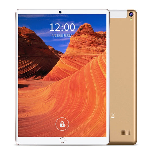 BDF P10 3G Phone Call Tablet PC 10.1 inch, 4GB+64GB, Android 10 MT8321 Quad Core, Support Dual SIM, EU Plug(Gold) - BDF by BDF | Online Shopping South Africa | PMC Jewellery