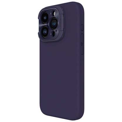 For iPhone 15 Pro NILLKIN Lens Wing Magsafe Magnetic Phone Case(Purple) - iPhone 15 Pro Cases by NILLKIN | Online Shopping South Africa | PMC Jewellery